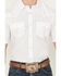 Image #3 - Gibson Men's Solid Short Sleeve Snap Western Shirt - Big, White, hi-res