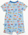 Image #3 - Rugged Bear Infant Boys' Construction Print Onesie, Blue, hi-res