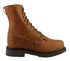 Image #2 - Justin Men's Cargo EH 8" Lace-Up Work Boots - Steel Toe, Bark, hi-res