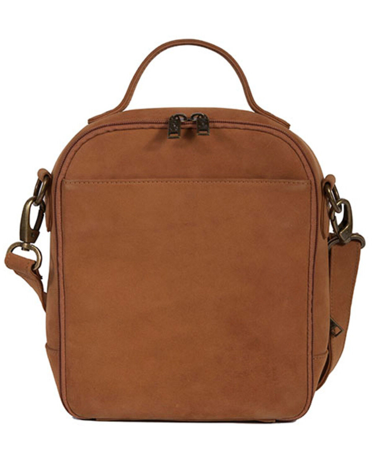 Image #2 - Scully Women's Travel Leather Tote, Brown, hi-res