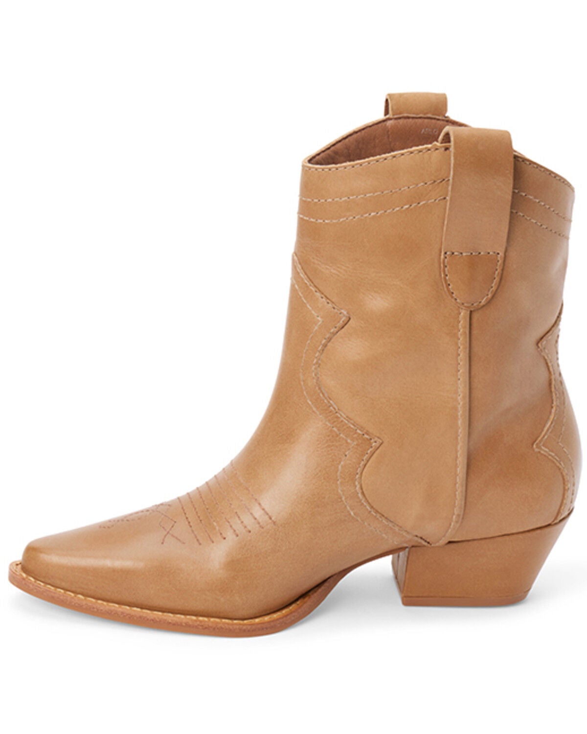 Image #3 - Matisse Women's Arlo Western Booties - Round Toe, Natural, hi-res