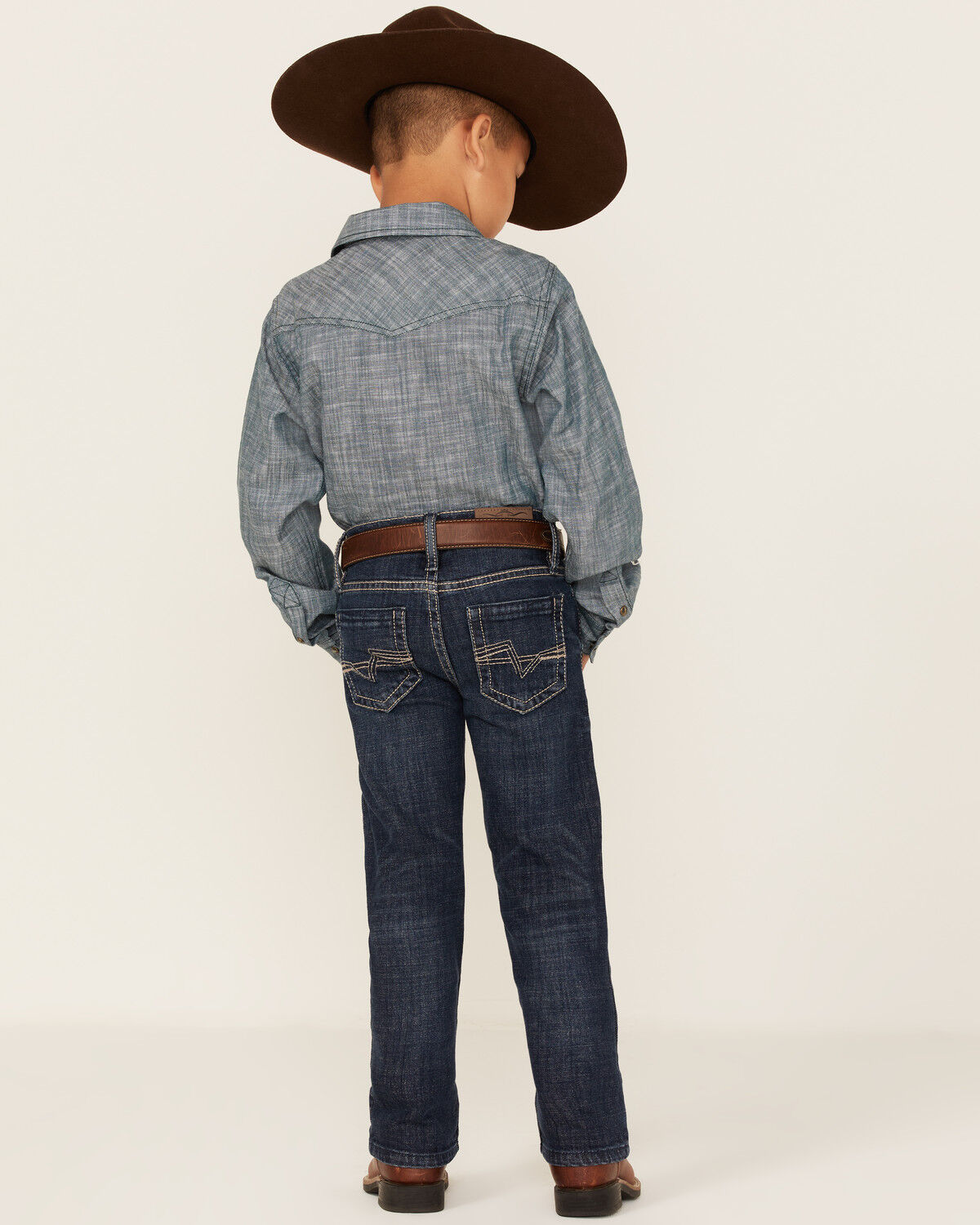 Image #3 - Cody James Boys' Maverick Dark Wash Stretch Straight Jeans, , hi-res