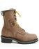 Image #2 - Hawx Men's 8" Logger Lace-Up Work Boot - Soft Toe, Chocolate, hi-res