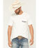 Image #2 - Sendero Provisions Men's Cowboys Don't Cry Short Sleeve Graphic T-Shirt, White, hi-res