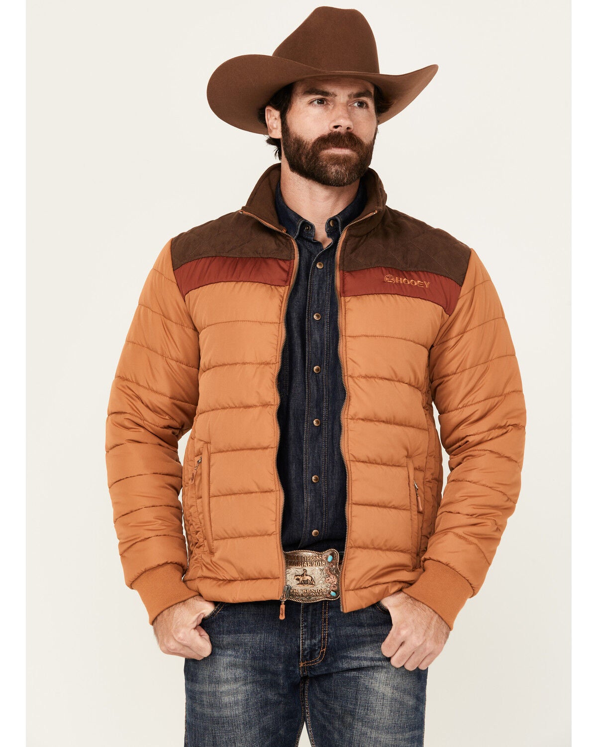 Hooey Men's Colorblock Packable Puffer Jacket | Sheplers