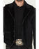 Image #3 - Moonshine Spirit Men's Single Breasted Velvet Vest, Black, hi-res