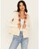 Image #2 - Cleo + Wolf Women's Alice Reversible Sherpa and Plaid Vest , Rust Copper, hi-res