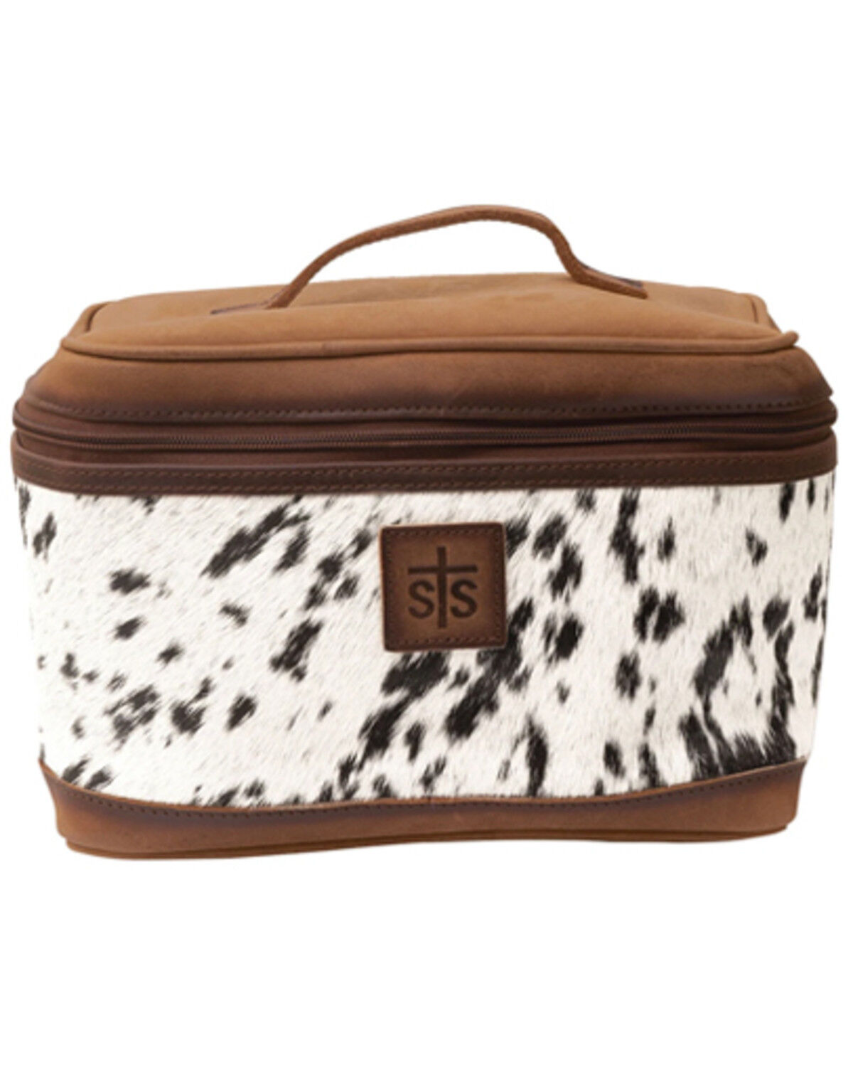 Image #1 - STS Ranchwear Cowhide Train Case, Brown, hi-res