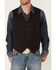 Image #3 - Moonshine Spirit Men's Heather Brown Ridgeline Button-Front Vest , , hi-res