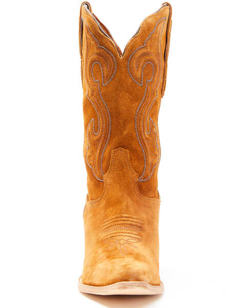 Image #4 - Dan Post Women's Suede Western Boots - Snip Toe, , hi-res