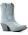 Image #1 - Ariat Women's Chandler Suede Western Booties - Snip Toe, Blue, hi-res