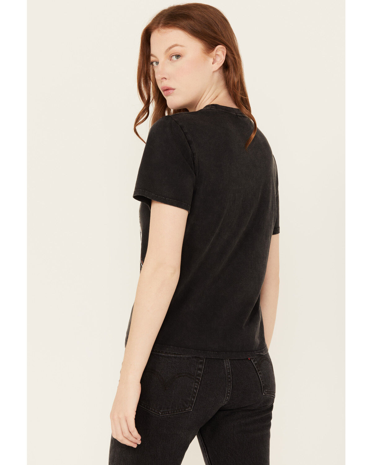 Image #4 - Rock & Roll Denim Women's Rock & Roll Short Sleeve Graphic Tee, Black, hi-res