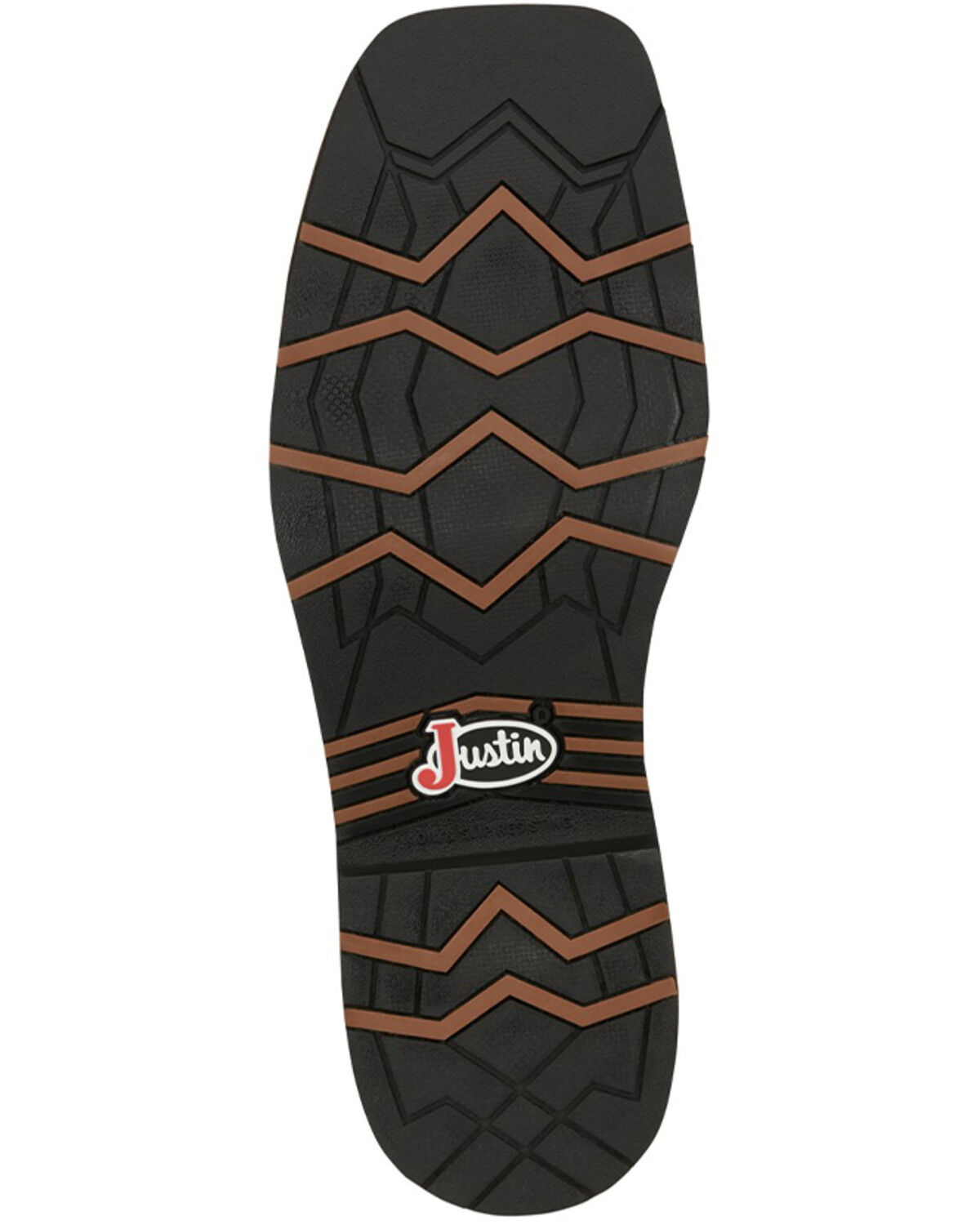 Image #7 - Justin Men's Stampede Bolt Pull On Western Work Boots - Nano Composite Toe, Brown, hi-res