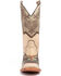 Image #4 - Circle G Women's Sand Brown Floral Embroidered Western Boots - Square Toe, , hi-res