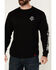 Image #3 - Troll Co Men's Grit Logo Long Sleeve Graphic Shirt, Black, hi-res