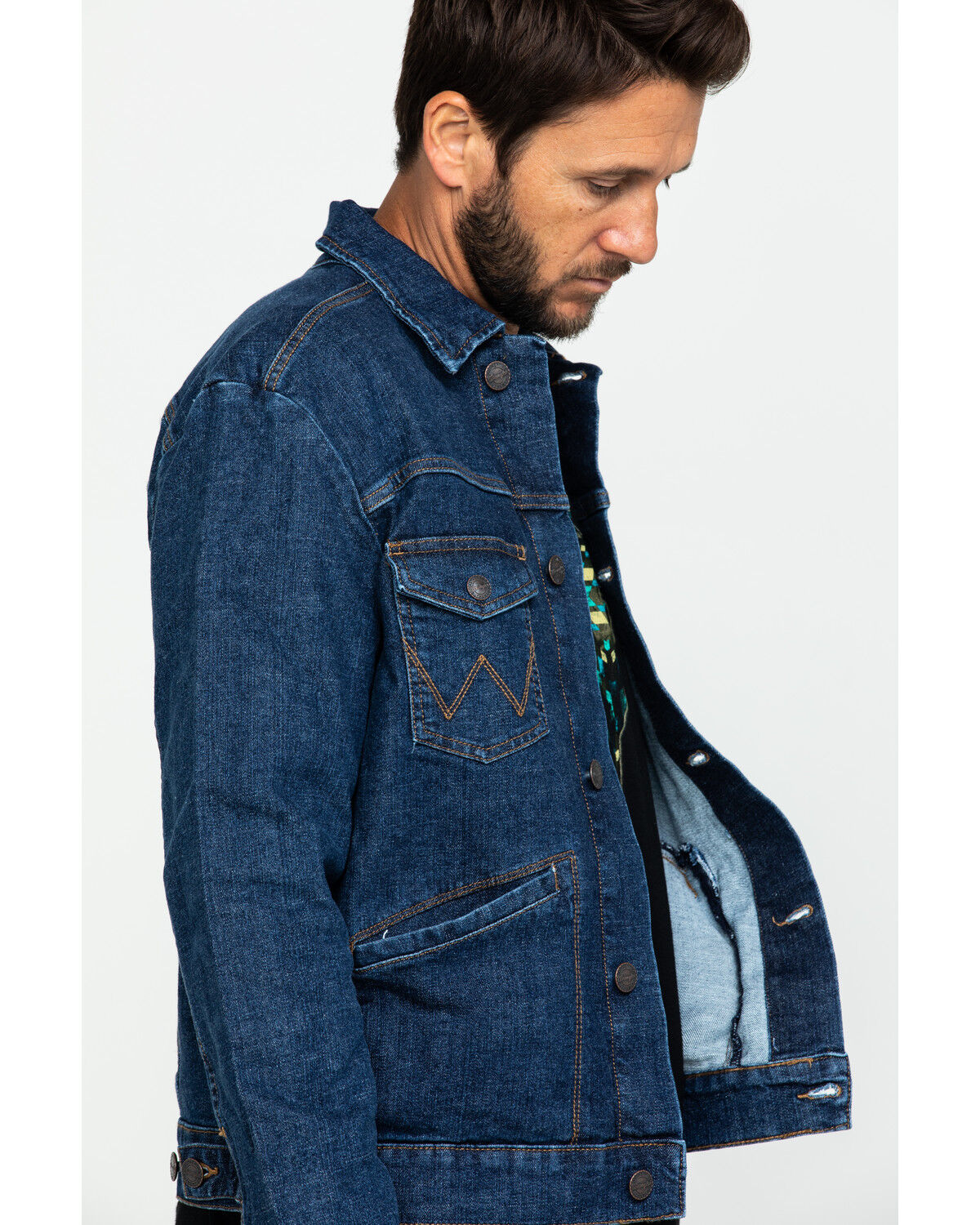 wrangler retro denim shirt