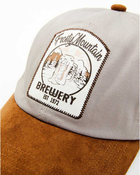 Image #2 - Cleo + Wolf Women's Frosty Mountain Brewery Ball Cap, Light Grey, hi-res