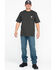 Image #6 - Carhartt Men's Loose Fit Heavyweight Logo Pocket Work T-Shirt - Big & Tall, Bark, hi-res