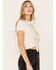 Image #2 - Shyanne Women's Mystic Crystal Tie Front Graphic Tee, Sand, hi-res