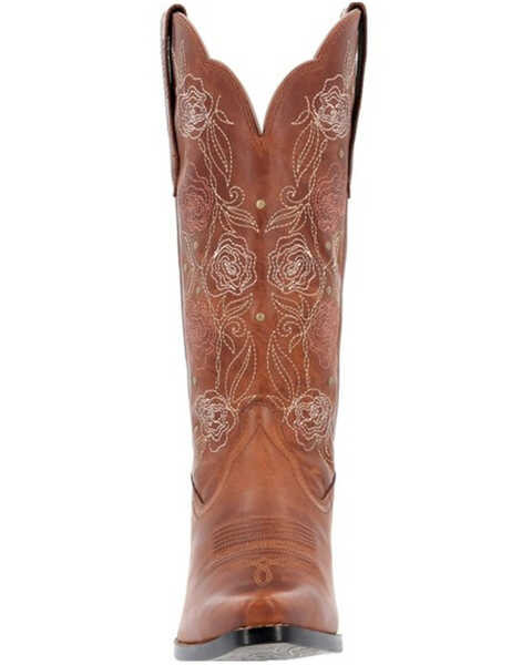 Image #4 - Durango Women's Crush Rosewood Western Boots - Snip Toe, Red, hi-res