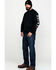 Image #3 - Ariat Men's FR Roughneck Skull Logo Crew Long Sleeve Work T-Shirt, Black, hi-res