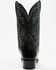 Image #5 - Dan Post Men's Exotic Ostrich Western Boots - Snip Toe , Black, hi-res