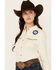 Image #2 - Shyanne Women's Western Embroidered Long Sleeve Snap Western Shirt, Cream, hi-res