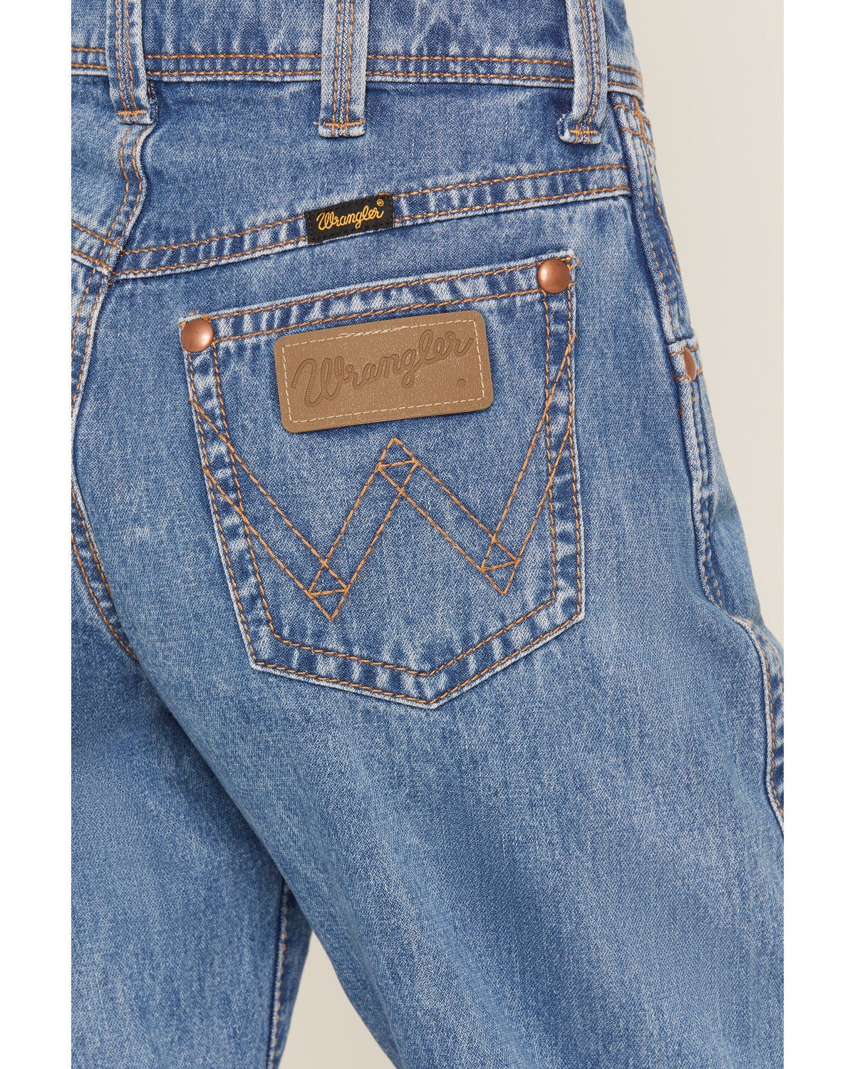 Image #4 - Wrangler Women's Medium Wash Super Barrel Denim Jeans, Medium Wash, hi-res