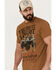 Image #2 - Brothers and Sons Men's American Grit Short Sleeve Graphic T-Shirt , Caramel, hi-res