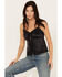 Image #1 - Shyanne Women's Button Front Lace Trimmed Tank Top, , hi-res
