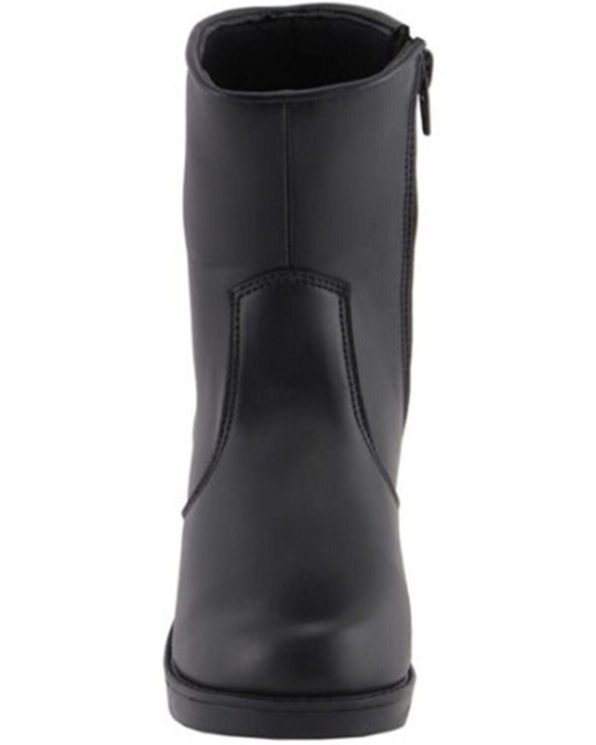 Image #4 - Milwaukee Leather Women's Super Clean Riding Boots - Round Toe, Black, hi-res