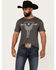 Image #1 - Cody James Men's Bullhead Guns Short Sleeve Graphic T-Shirt , Grey, hi-res