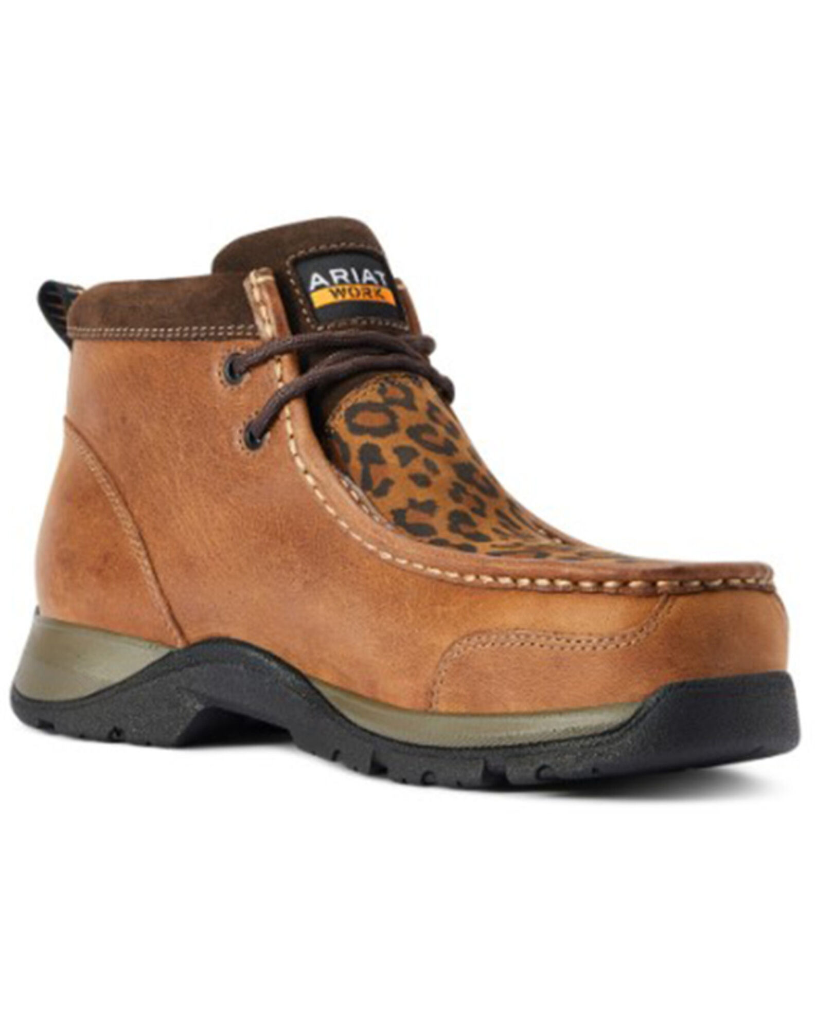Ariat Women s Edge Lite Cheetah Print Work Shoes Composite Toe Sheplers