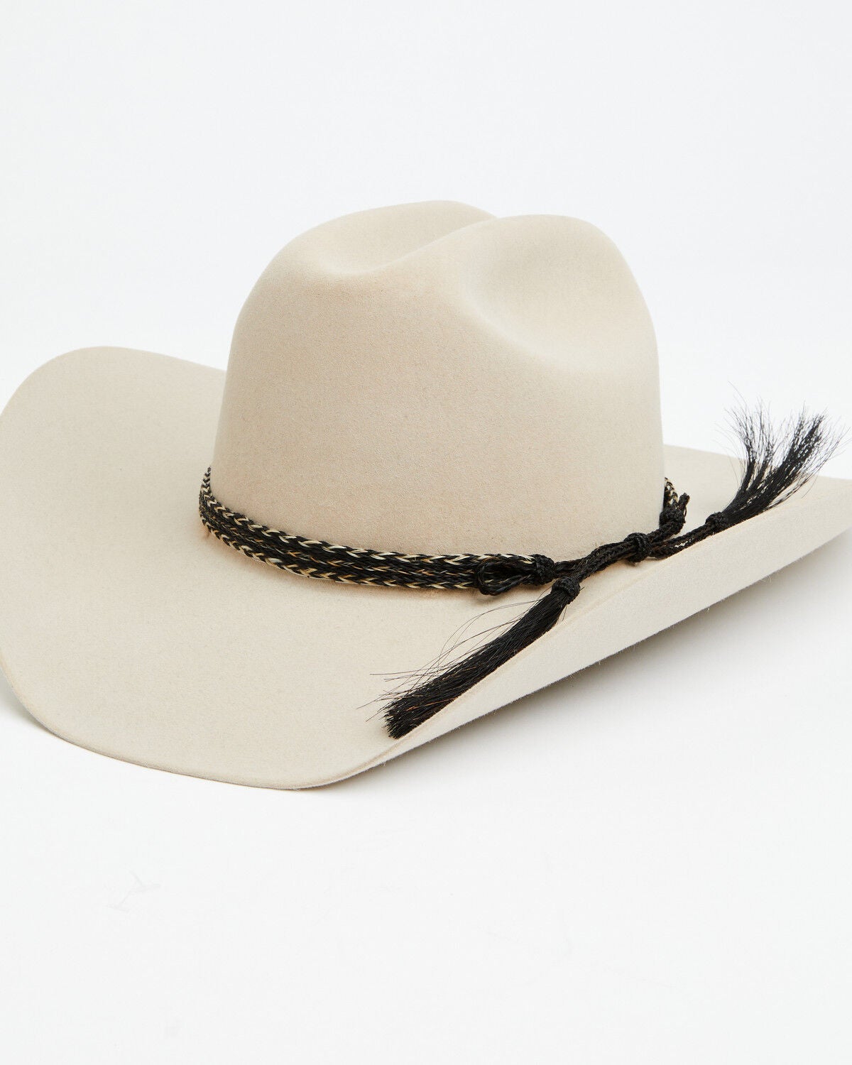 Image #1 - Colorado Horsehair Double Tassel Horsehair Hatband, Natural, hi-res