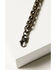 Image #2 - M & F Western Men's Silver Strike Matte Gun Metal Braided Link Bracelet, Silver, hi-res