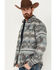 Image #2 - Wrangler Retro Men's Southwestern Print Premium Jacquard Long Sleeve Snap Shirt, Grey, hi-res