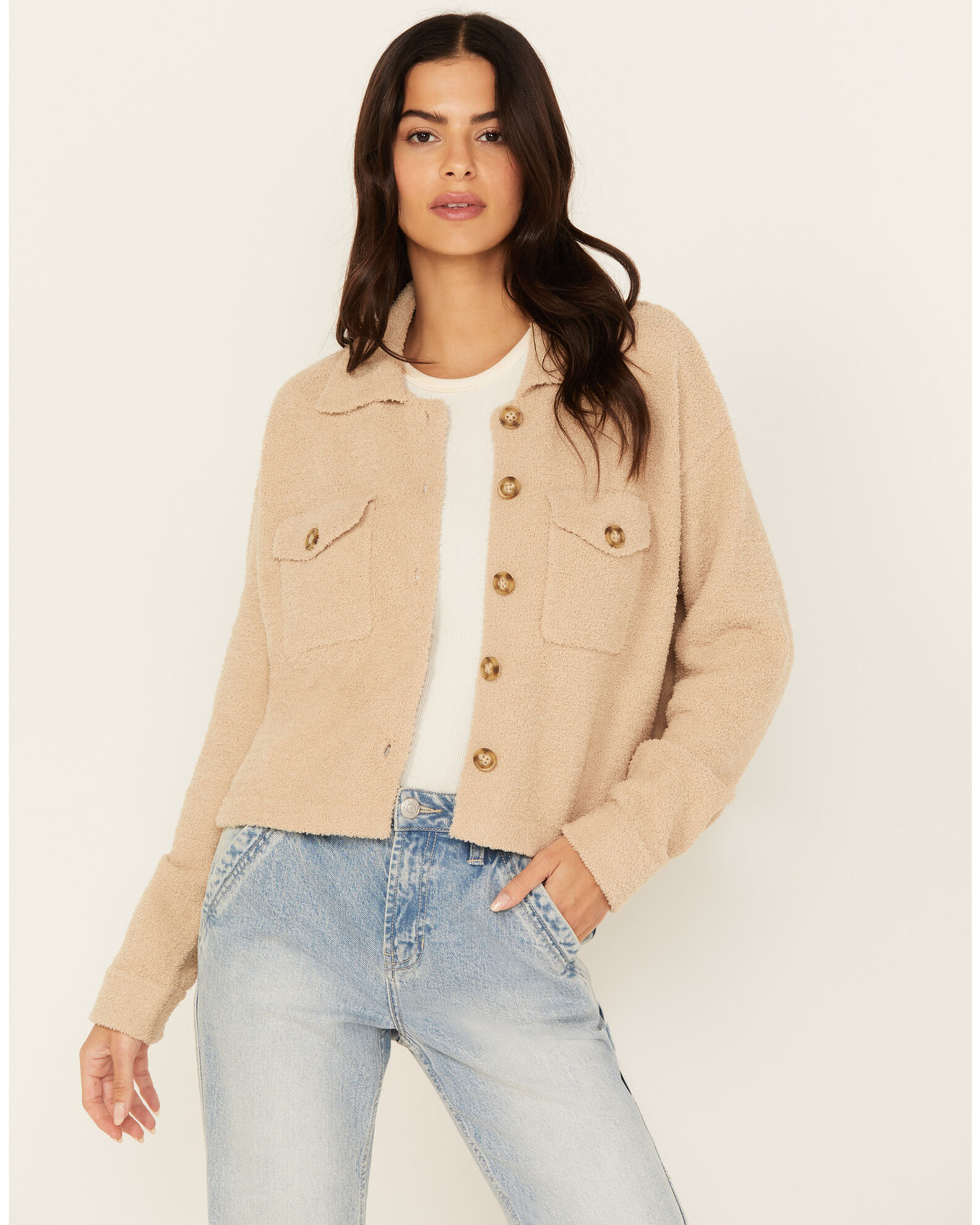 Womens boucle cardigan sale