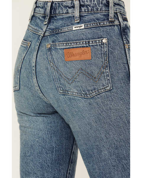 Image #4 - Wrangler Women's Walker Medium Wash High Rise Stretch Slim Leg Jeans , Medium Wash, hi-res