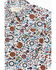 Image #2 - Shyanne Infant Girls' Ditsy Print Long Sleeve Printed Onesie, Ivory, hi-res