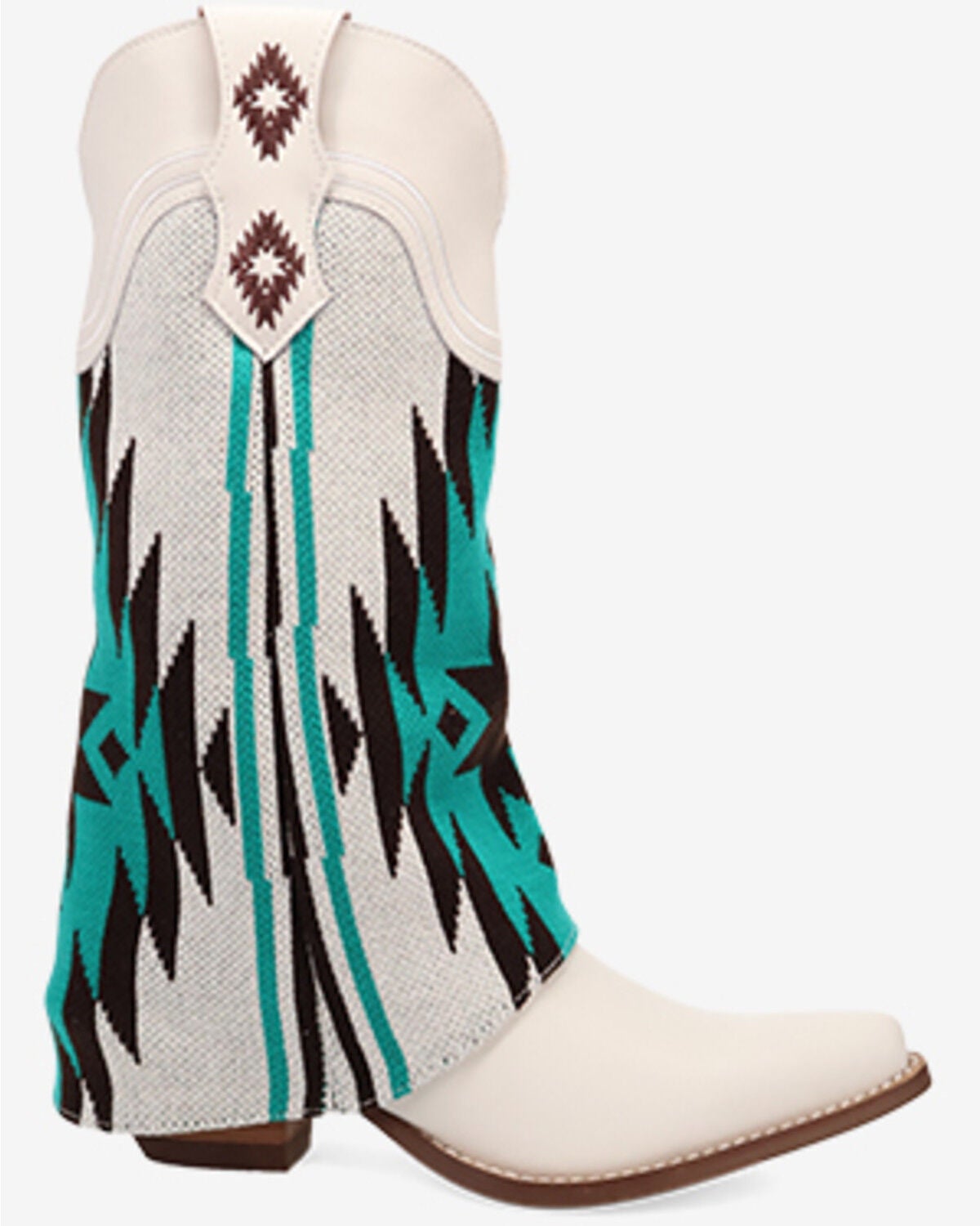 Image #2 - Dingo Women's Mystic Mesa Western Boots - Snip Toe, White, hi-res