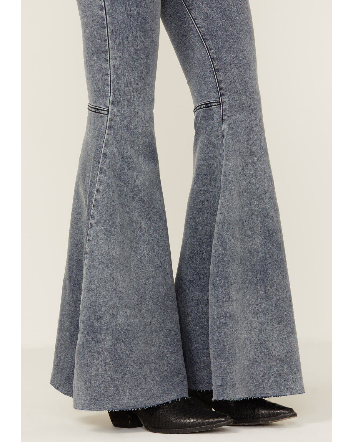 Image #2 - Free People Women's Just Float On Cloudy Indigo Flare Jeans, , hi-res