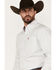Image #2 - Cinch Men's Micro Stripe Long Sleeve Button-Down Western Shirt , Light Blue, hi-res