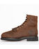 Cody James Men's 8" Lace-Up Kiltie Waterproof Work Boots - Composite Toe, Brown, hi-res