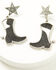 Image #1 - Idyllwind Women's Feliccia Cowboy Boot Earrings, Silver, hi-res