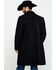 Image #2 - Cripple Creek Men's Black Wool Melton Overcoat, , hi-res