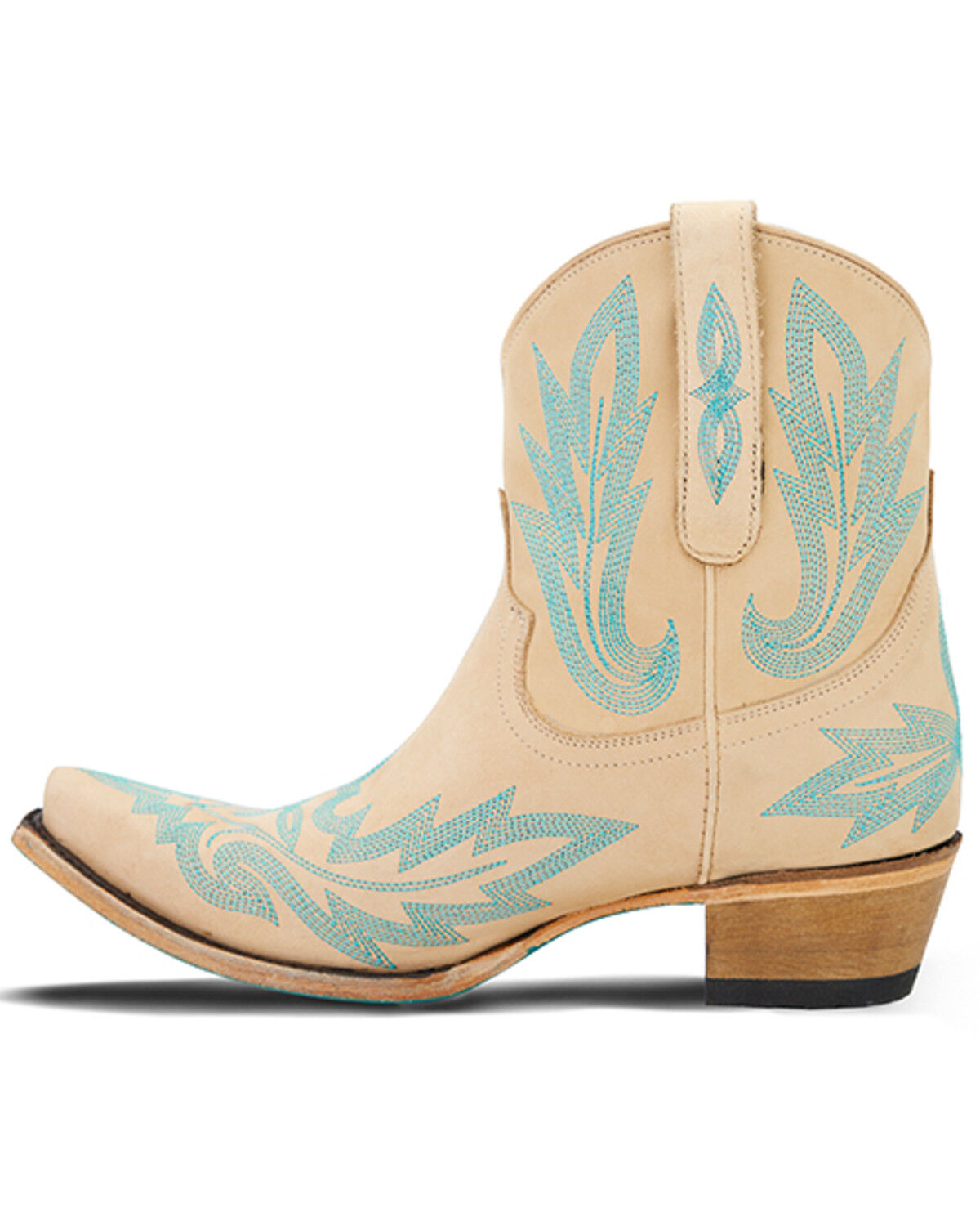 Image #3 - Lane Women's Lexington Western Booties - Snip Toe, Sand, hi-res