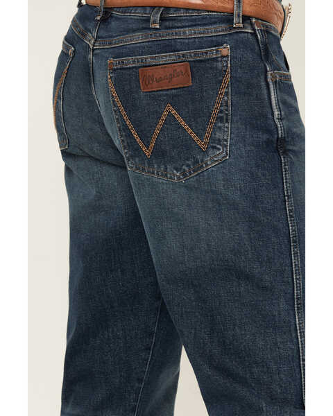 Image #4 - Wrangler Retro Men's 88MWZ Koewin Medium Wash Slim Straight Stretch Denim Jeans, Medium Wash, hi-res