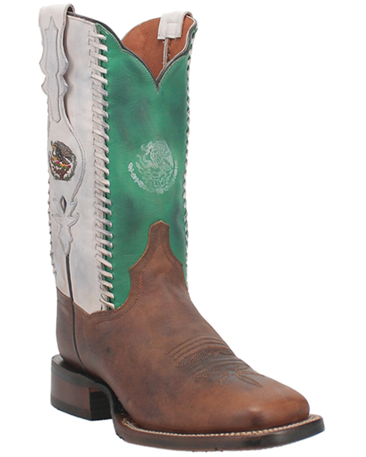Image #1 - Dan Post Women's Bandera Western Boots - Broad Square Toe, Tan, hi-res