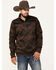 Image #1 - Cinch Men's Southwestern 1/2 Zip Pullover , Dark Brown, hi-res