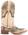 Image #2 - Circle G Women's Sand Brown Floral Embroidered Western Boots - Square Toe, , hi-res